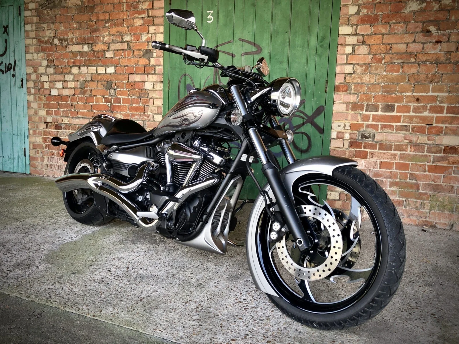 Custom cruiser motorcycle prepared for sale by American Cruiser UK